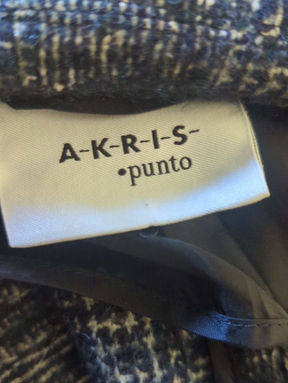 Akris Punto Textured Wool Blend Blazer 3/4 Sleeve Size 14 EUC - Picture 7 of 8